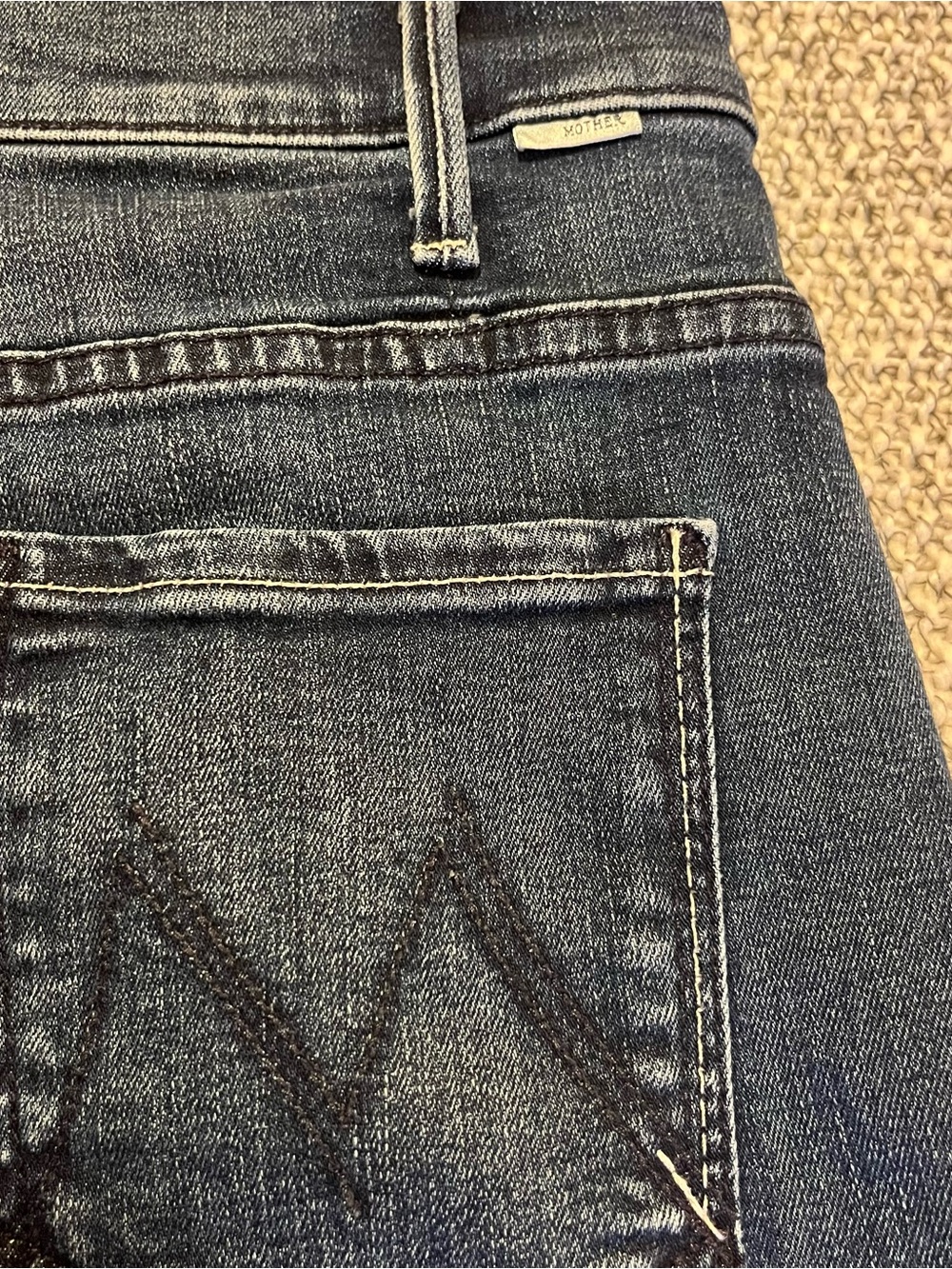 MOTHER The Hustler Roller Sneak in Heirloom Women’s Size 27 - Picture 7 of 8